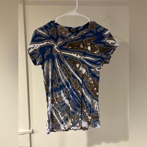 Fitted Tie Dye Shirt